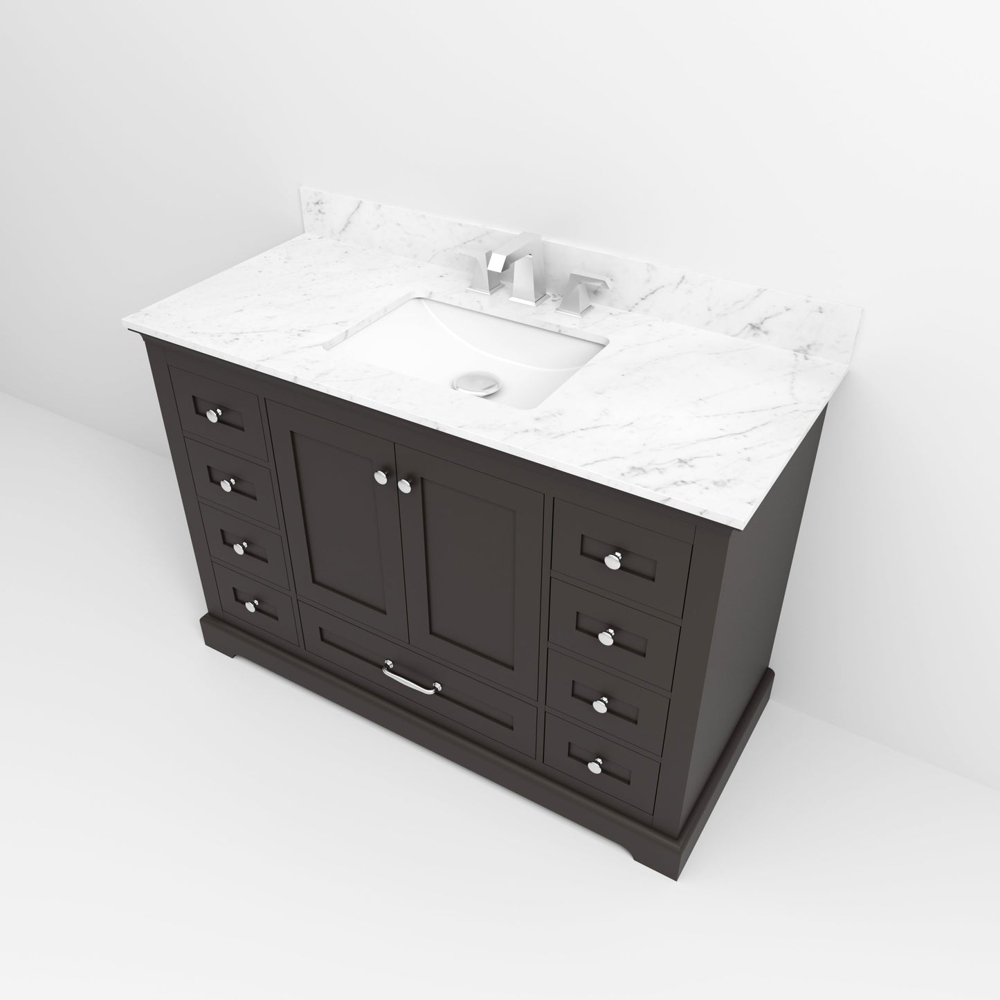 Dukes 48 in. W x 22 in. D Espresso Single Bath Vanity