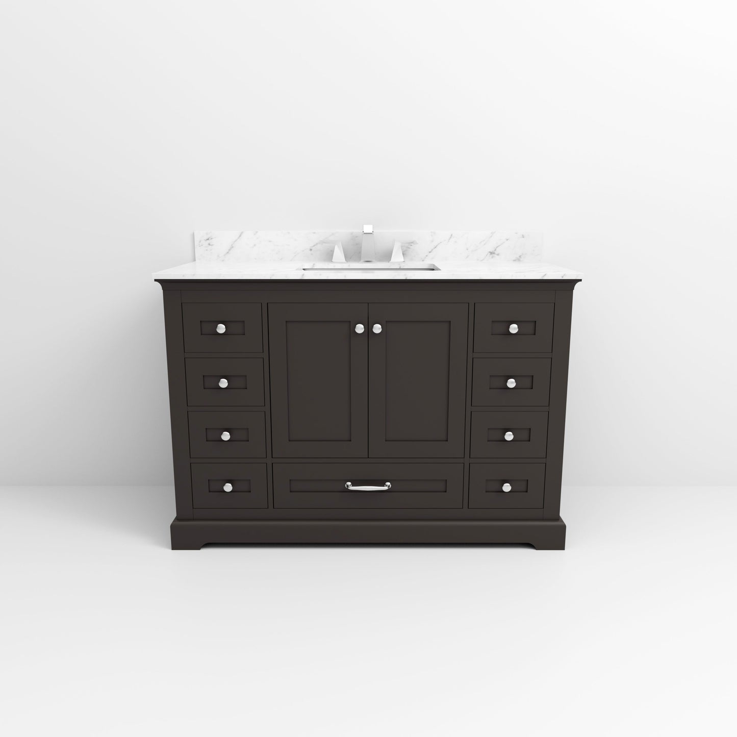 Dukes 48 in. W x 22 in. D Espresso Single Bath Vanity
