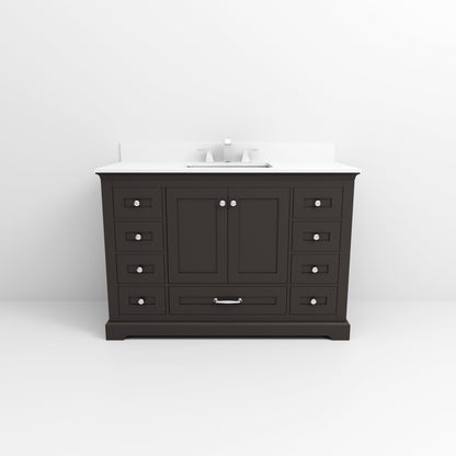Dukes 48 in. W x 22 in. D Espresso Single Bath Vanity