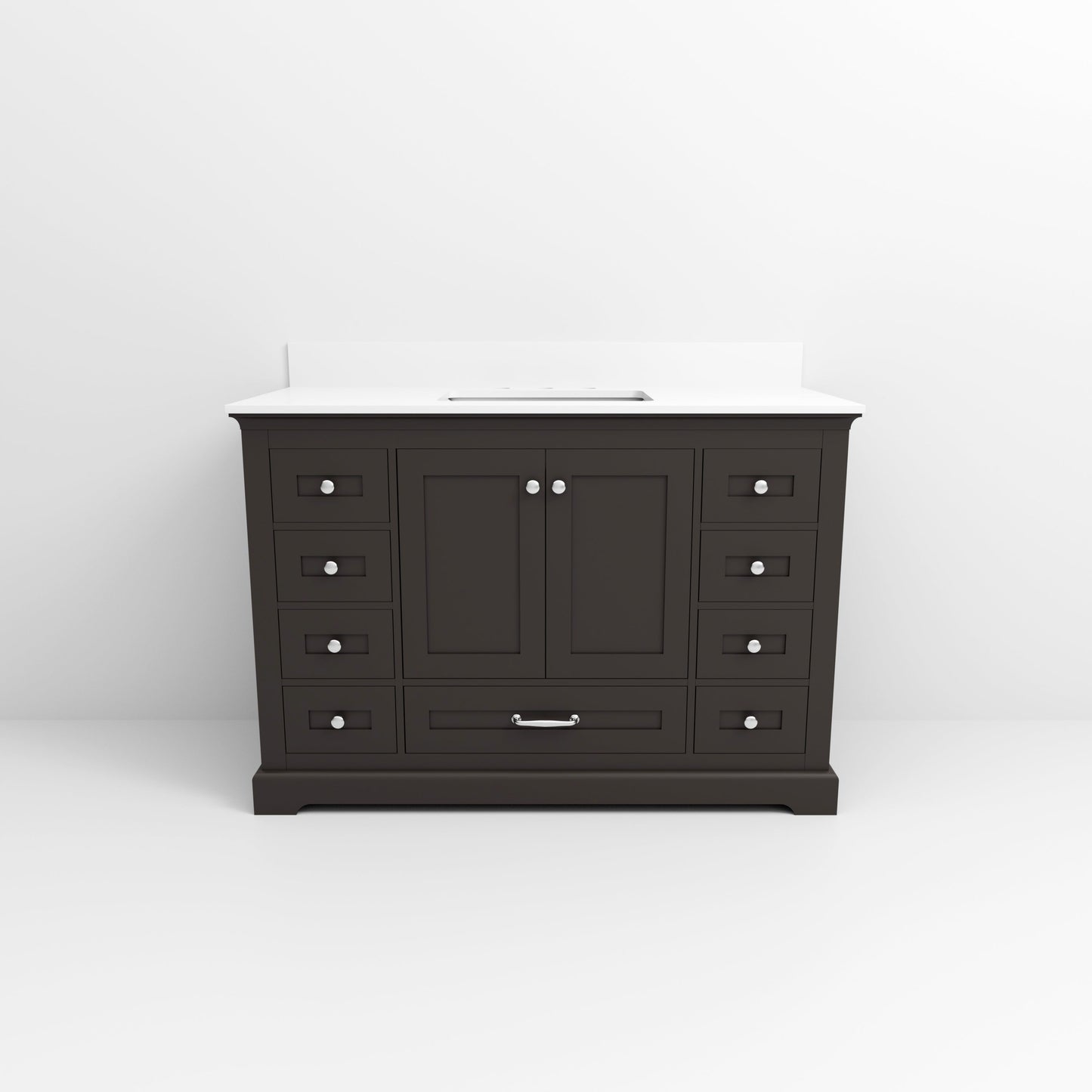 Dukes 48 in. W x 22 in. D Espresso Single Bath Vanity