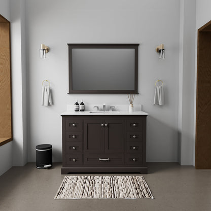 Dukes 48 in. W x 22 in. D Espresso Single Bath Vanity