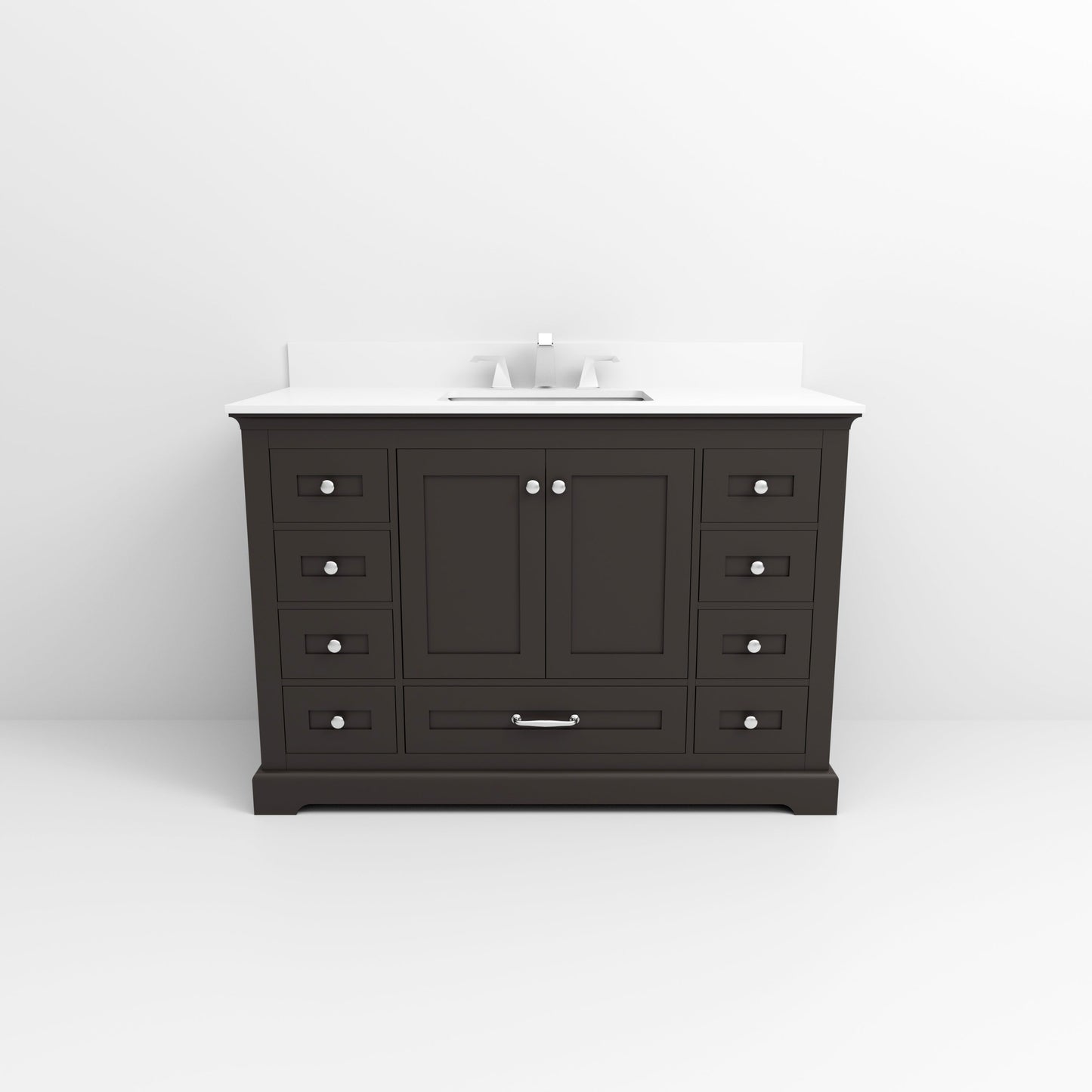 Dukes 48 in. W x 22 in. D Espresso Single Bath Vanity