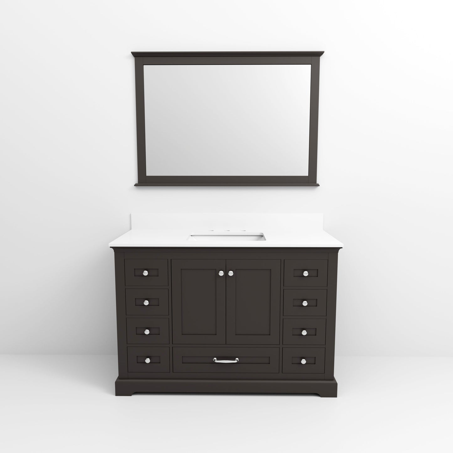 Dukes 48 in. W x 22 in. D Espresso Single Bath Vanity