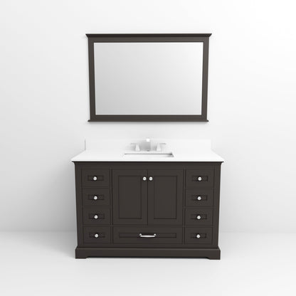 Dukes 48 in. W x 22 in. D Espresso Single Bath Vanity