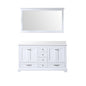 Dukes 60 in. W x 22 in. D White Double Bath Vanity
