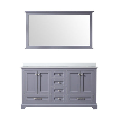 Dukes 60 in. W x 22 in. D Dark Grey Double Bath Vanity
