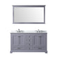 Dukes 60 in. W x 22 in. D Dark Grey Double Bath Vanity