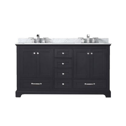 Dukes 60 in. W x 22 in. D Espresso Double Bath Vanity