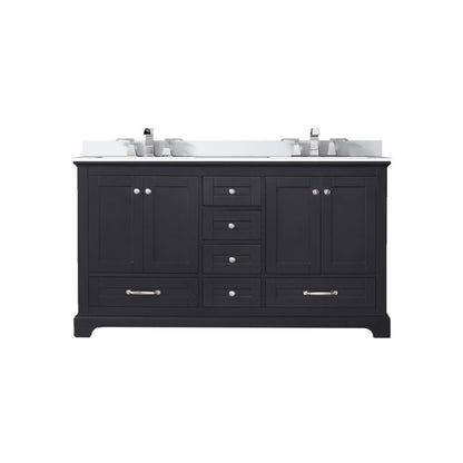 Dukes 60 in. W x 22 in. D Espresso Double Bath Vanity
