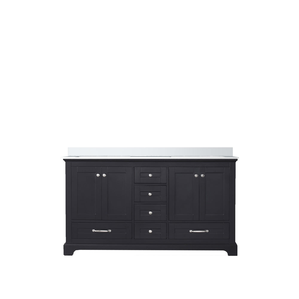 Dukes 60 in. W x 22 in. D Espresso Double Bath Vanity