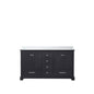 Dukes 60 in. W x 22 in. D Espresso Double Bath Vanity