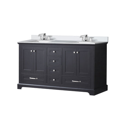 Dukes 60 in. W x 22 in. D Espresso Double Bath Vanity