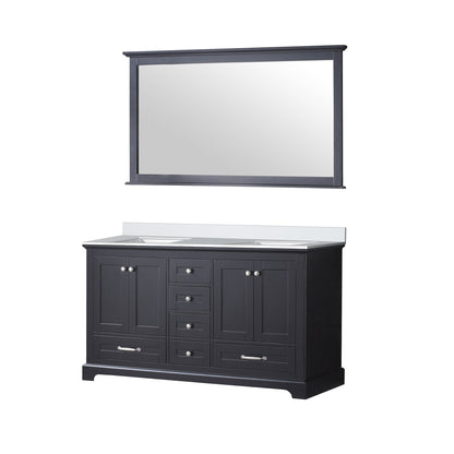 Dukes 60 in. W x 22 in. D Espresso Double Bath Vanity