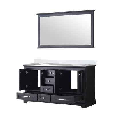 Dukes 60 in. W x 22 in. D Espresso Double Bath Vanity