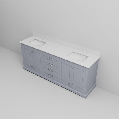 Dukes 80 in. W x 22 in. D Dark Grey Double Bath Vanity