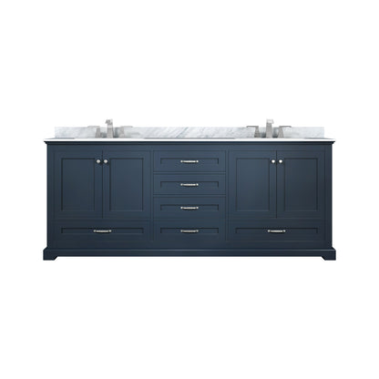 Dukes 80 in. W x 22 in. D Navy Blue Double Bath Vanity
