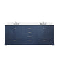 Dukes 80 in. W x 22 in. D Navy Blue Double Bath Vanity