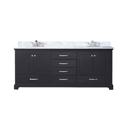 Dukes 80 in. W x 22 in. D Espresso Double Bath Vanity