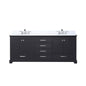 Dukes 80 in. W x 22 in. D Espresso Double Bath Vanity