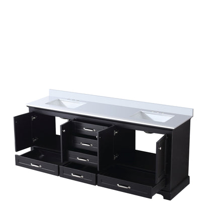 Dukes 80 in. W x 22 in. D Espresso Double Bath Vanity