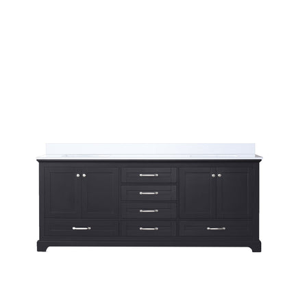 Dukes 80 in. W x 22 in. D Espresso Double Bath Vanity