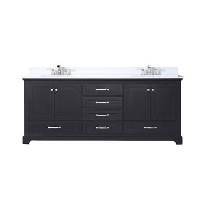 Dukes 80 in. W x 22 in. D Espresso Double Bath Vanity