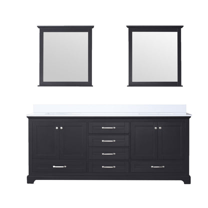 Dukes 80 in. W x 22 in. D Espresso Double Bath Vanity