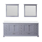 Dukes 84 in. W x 22 in. D Dark Grey Double Bath Vanity