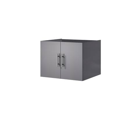 Geneva 24 in. W x 22 in. D Dark Grey Bath Vanity