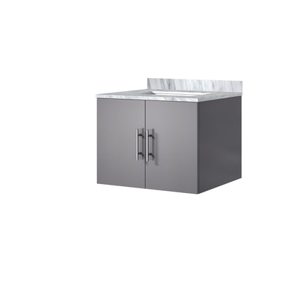 Geneva 24 in. W x 22 in. D Dark Grey Bath Vanity