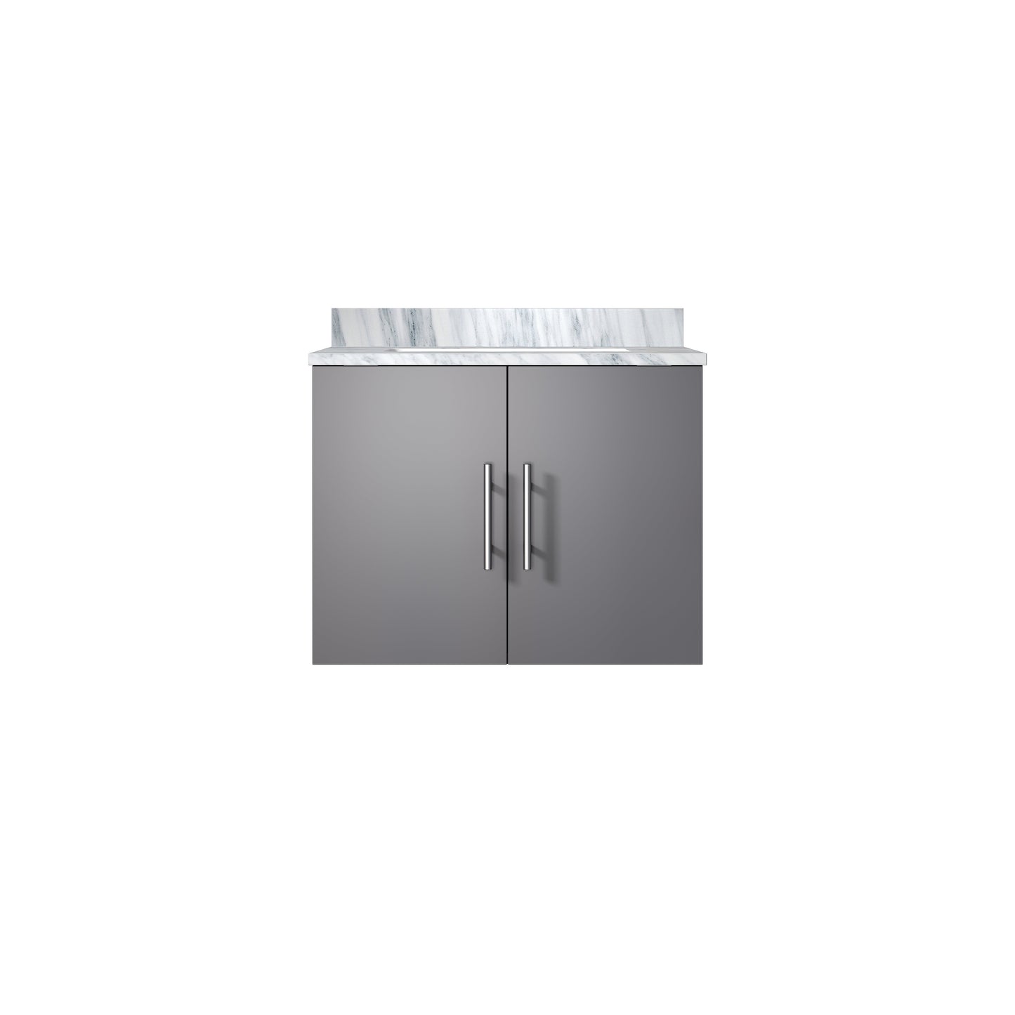 Geneva 24 in. W x 22 in. D Dark Grey Bath Vanity