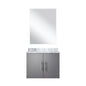 Geneva 24 in W x  in D Dark Grey Single Bath Vanity