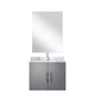 Geneva 24 in W x  in D Dark Grey Single Bath Vanity