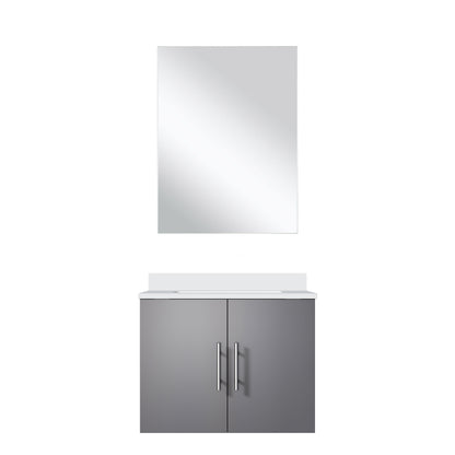 Geneva 24 in W x  in D Dark Grey Single Bath Vanity