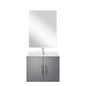Geneva 24 in W x  in D Dark Grey Single Bath Vanity