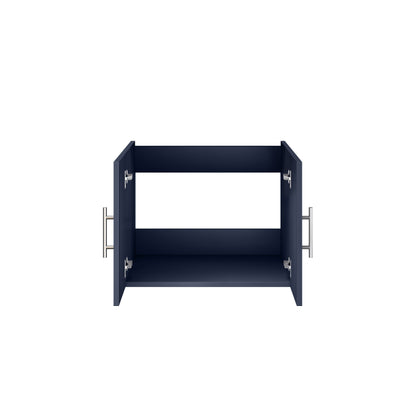 Geneva 24 in. W x 22 in. D Navy Blue Bath Vanity