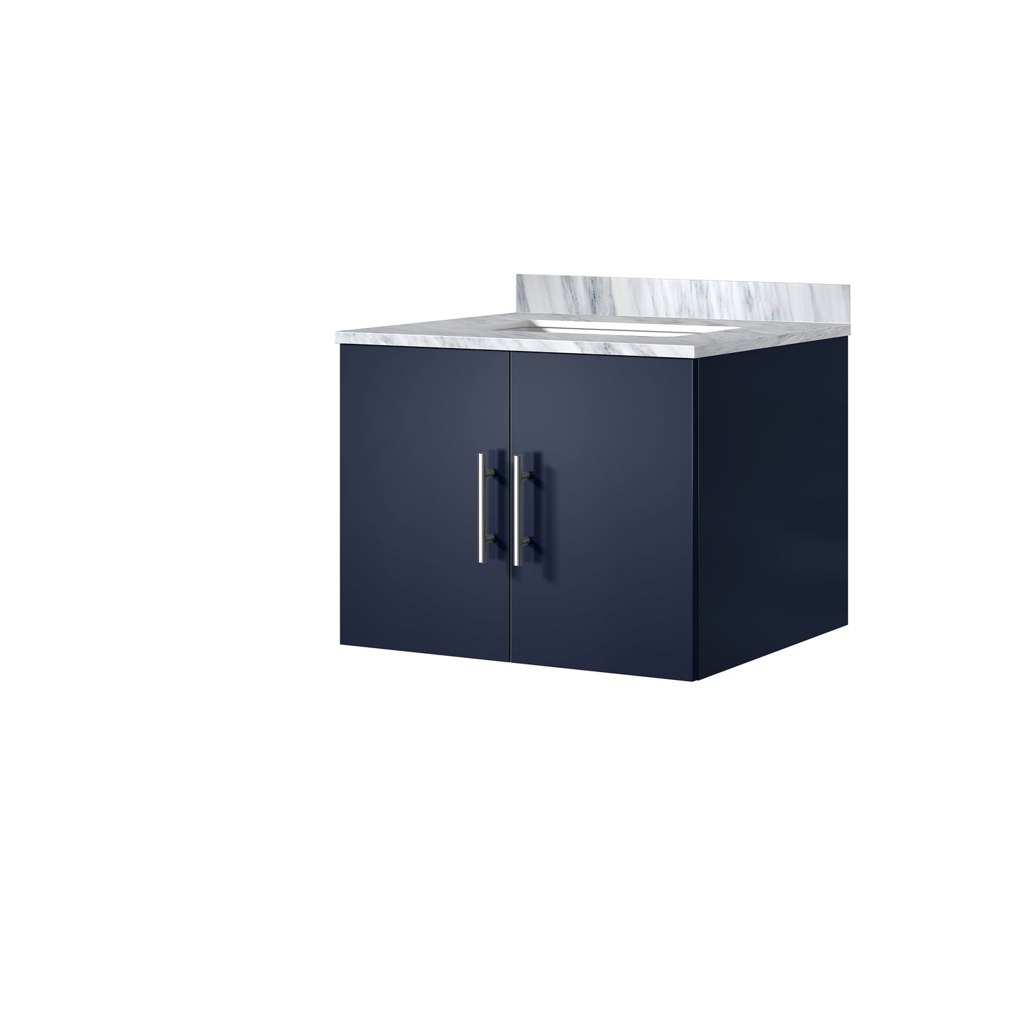 Geneva 24 in. W x 22 in. D Navy Blue Bath Vanity