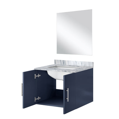 Geneva 24 in W x  in D Navy Blue Single Bath Vanity