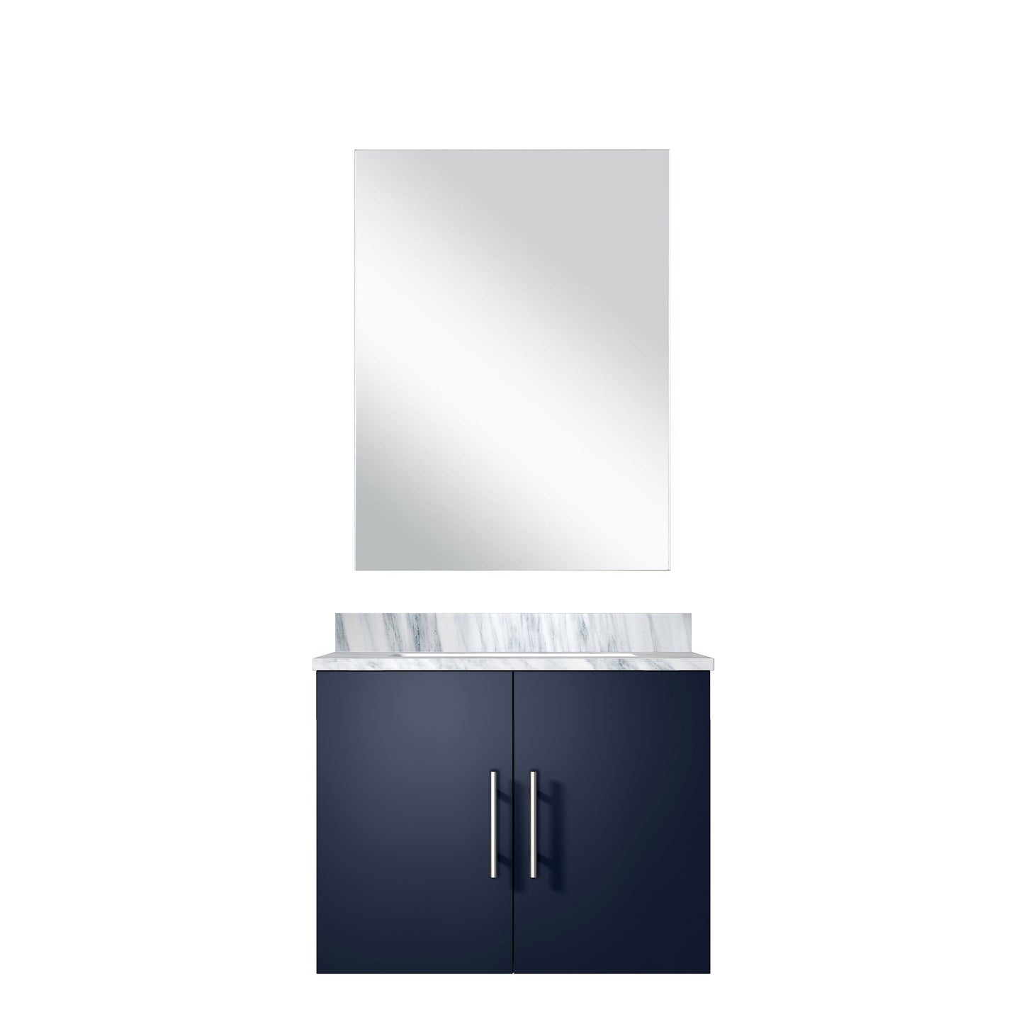 Geneva 24 in W x  in D Navy Blue Single Bath Vanity
