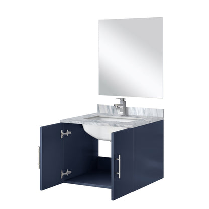 Geneva 24 in W x  in D Navy Blue Single Bath Vanity