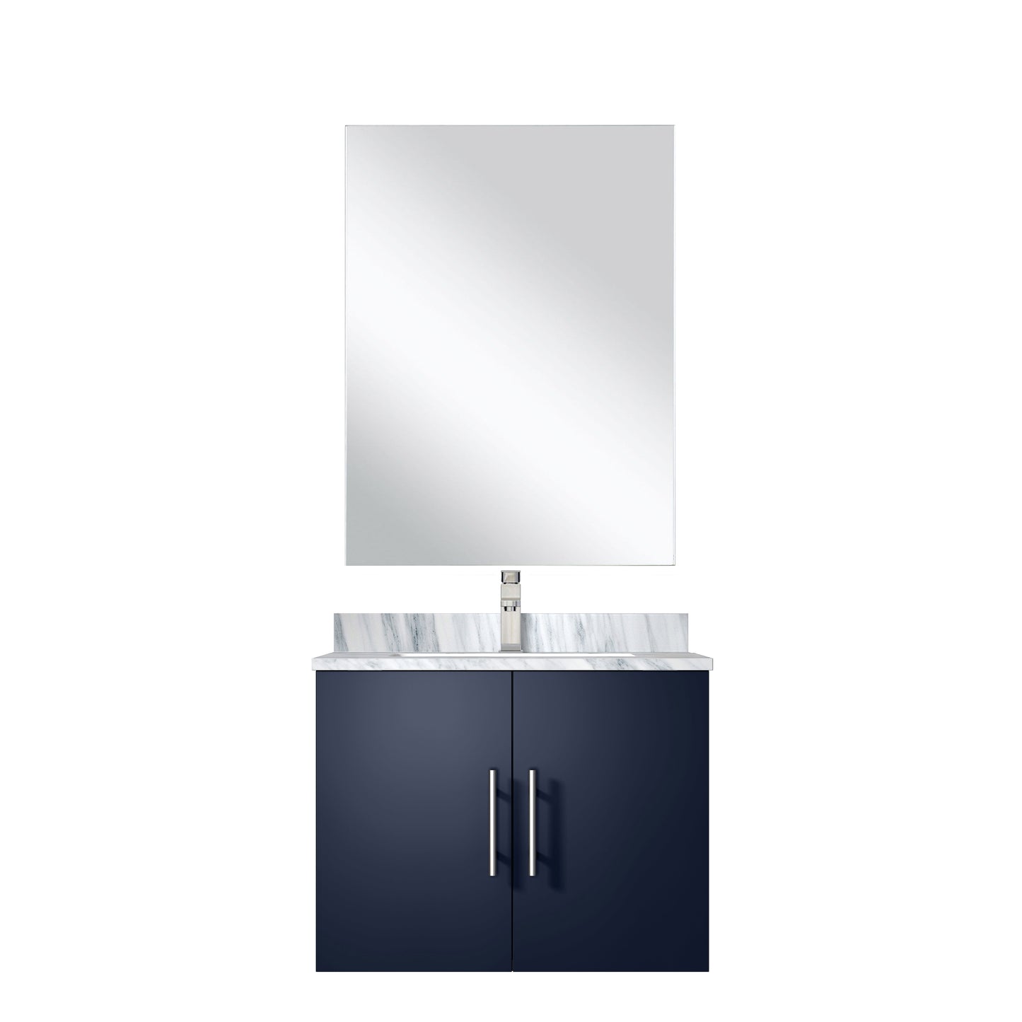 Geneva 24 in W x  in D Navy Blue Single Bath Vanity