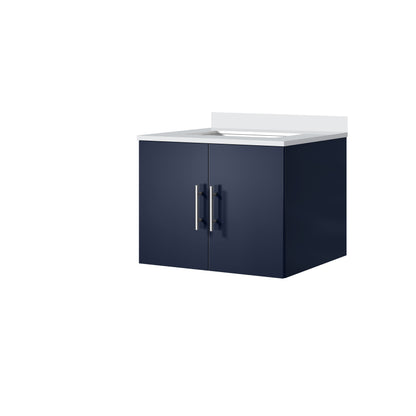 Geneva 24 in. W x 22 in. D Navy Blue Bath Vanity