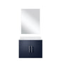 Geneva 24 in W x  in D Navy Blue Single Bath Vanity