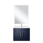 Geneva 24 in W x  in D Navy Blue Single Bath Vanity