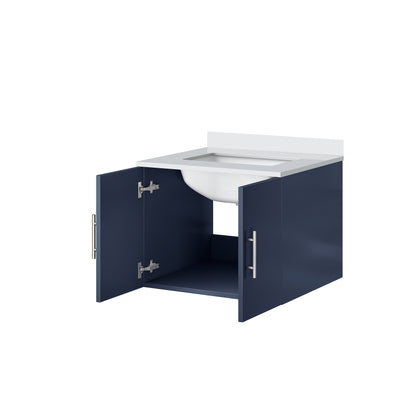 Geneva 24 in. W x 22 in. D Navy Blue Bath Vanity