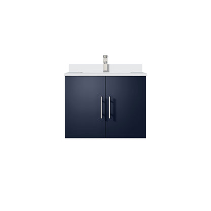 Geneva 24 in. W x 22 in. D Navy Blue Bath Vanity