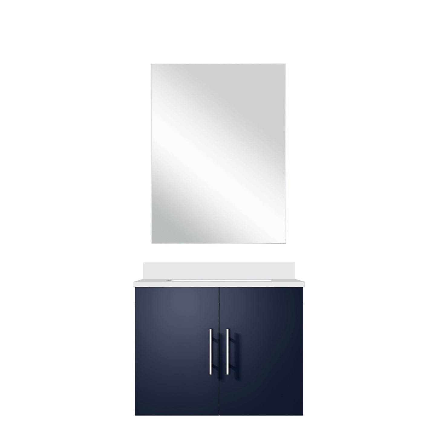 Geneva 24 in W x  in D Navy Blue Single Bath Vanity