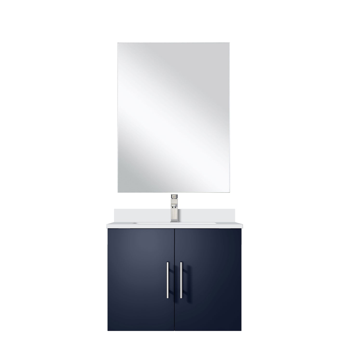 Geneva 24 in W x  in D Navy Blue Single Bath Vanity
