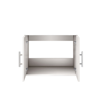 Geneva 24 in. W x 22 in. D Glossy White Bath Vanity