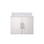 Geneva 24 in. W x 22 in. D Glossy White Bath Vanity